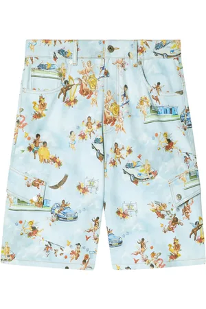 OFF-WHITE Shorts med fresco-tryk