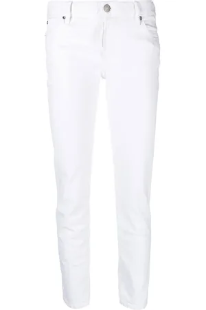 Dsquared2 Hvide Bull-skinny-jeans