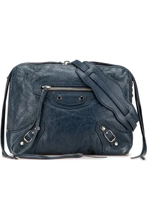 Balenciaga Motocross Classic Reporter crossbody-taske i lammeskind fra 2010-2024
