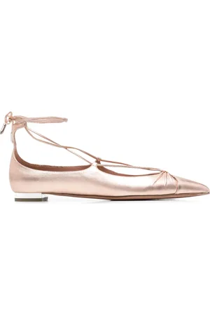 Aquazzura Flade ballerinaer i læder