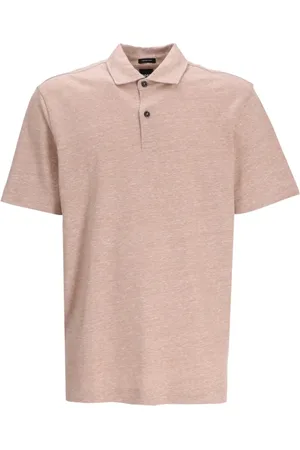 HUGO BOSS Kortærmet polo med meleret effekt