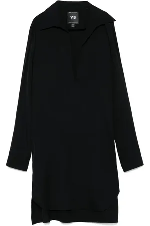 Y-3 Skjorte med spids flad krave