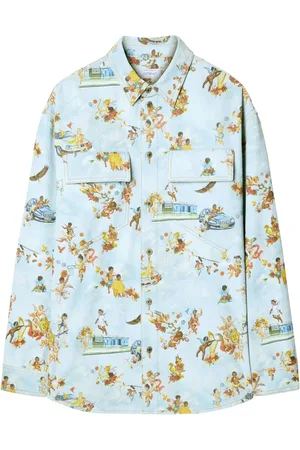 OFF-WHITE Skjorte med fresco-tryk