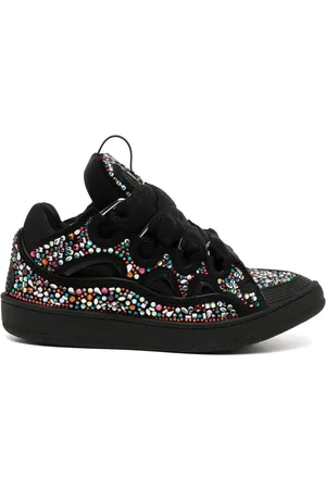 Lanvin Curb sneakers med rhinsten