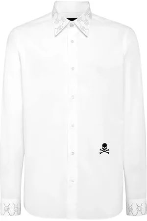 Philipp Plein Skjorte med monogramudsmykning