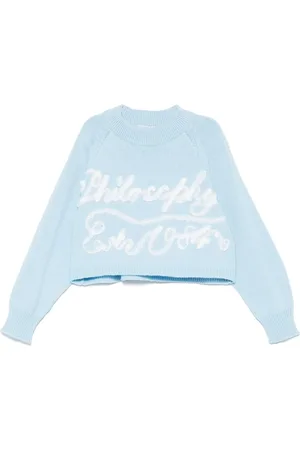 PHILOSOPHY DI LORENZO SERAFINI Sweater med logoapplikation