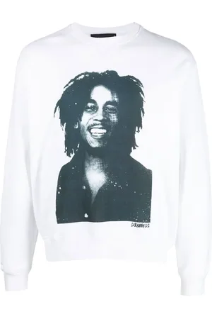 Dsquared2 Sweatshirt med Bob Marley-tryk
