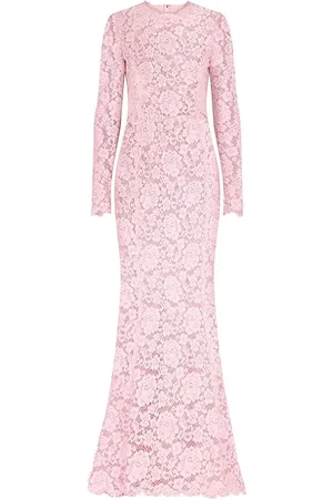 Dolce & Gabbana Blondekjole med lange ærmer
