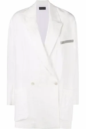 Fabiana Filippi Metallisk dobbeltradet blazer