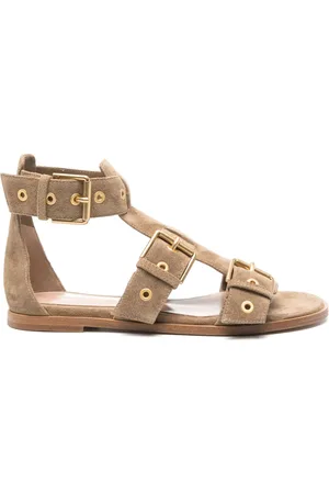 Gianvito Rossi Sandaler i ruskind
