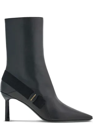Salvatore Ferragamo 85mm ankelstøvler i læder