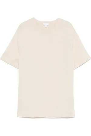 Sunspel Strikket T-shirt i bomuld