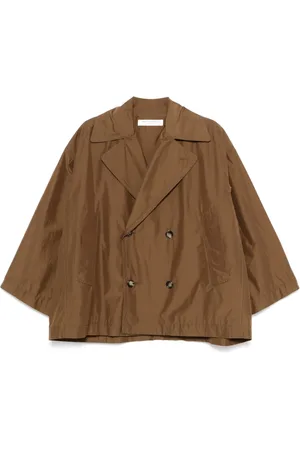 Serafini Trenchcoat med krøllet effekt