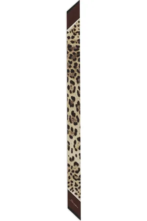 Dolce & Gabbana Hovedtørklæde med leopardtryk
