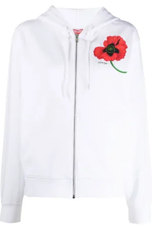 Kenzo Boke Flower hættetrøje med lynlås
