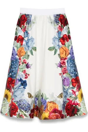 ALICE+OLIVIA Mellemlang Earla nederdel