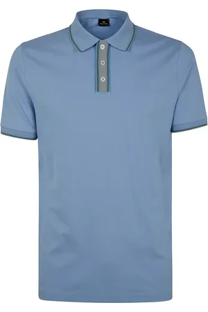 Paul Smith Polo med logo og stribet spids