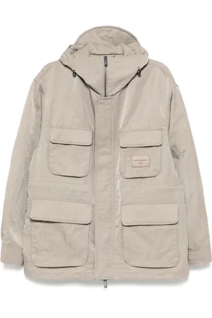 Emporio Armani Militærjakke med logomærke