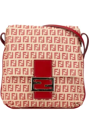 Fendi Crossbody-taske med Zucchino-kanvas fra 2010-2024