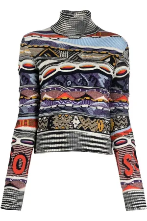 Missoni Striktrøje med rullekrave