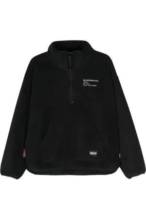 NEIGHBORHOOD Fleece-sweatshirt med broderet logo