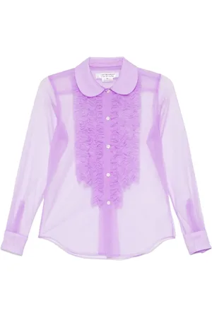 Comme des Garçons Skjorte med flæser
