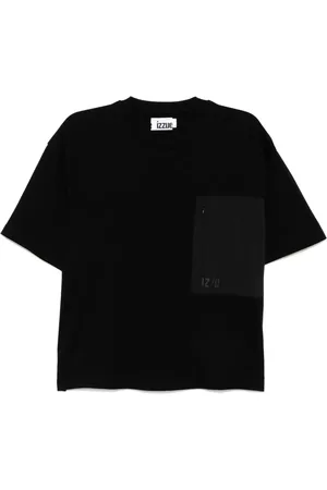 Izzue T-shirt med præget logo