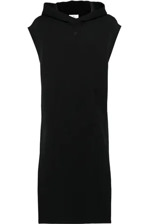 Courrèges Cocoon hættetrøje med broderet logo
