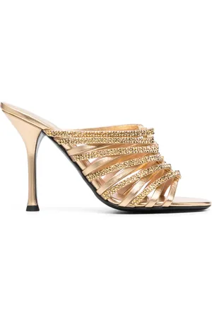 VALENTINO GARAVANI 95 mm mules med remme
