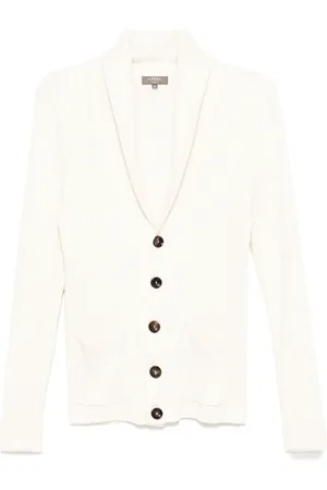 N.PEAL Cardigan med sjalskrave