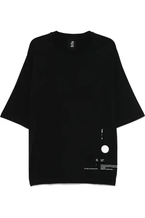 THOM KROM T-shirt med teksttryk