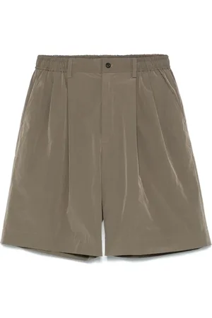 stein Shorts med plisseret detalje