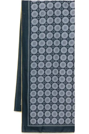 N.PEAL Geometrisk pashmina-tørklæde