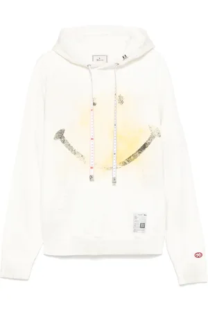 Maison Mihara Yasuhiro Hættetrøje med smiley-ansigt