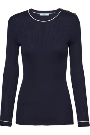 Prada Silketrøje med knapper
