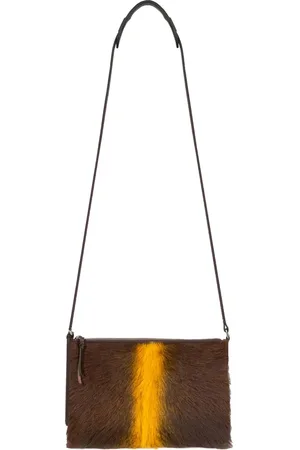 DRIES VAN NOTEN Skuldertaske i ruskind