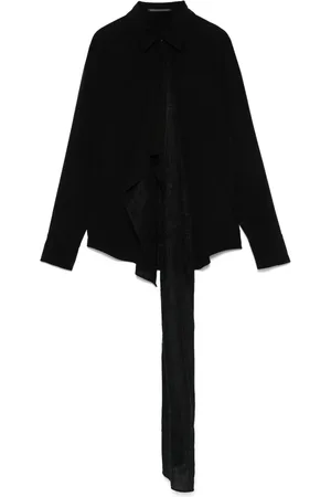 YOHJI YAMAMOTO Skjorte med draperet panel