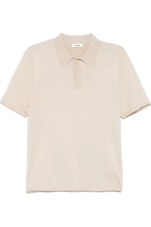 Sandro Kortærmet polo i strik