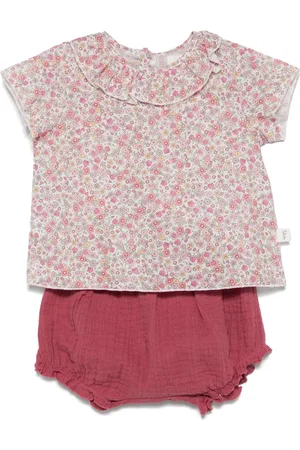 TEDDY & MINOU Shortssæt med blomstertryk