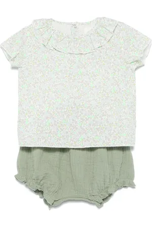 TEDDY & MINOU Blomstret shortssæt