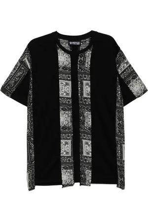 MOSTLY HEARD RARELY SEEN T-shirt med paisleytryk