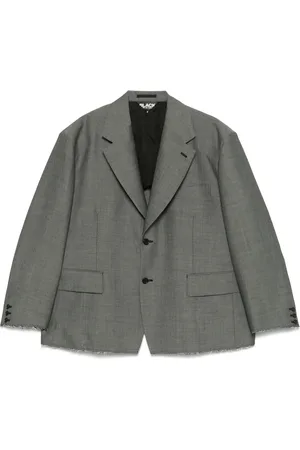 Comme des Garçons Sildebensmønstret blazer