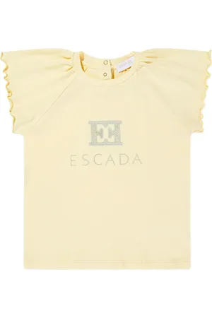 Escada T-shirt med logobroderi