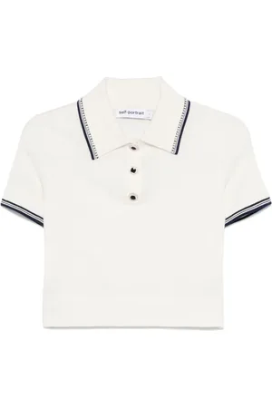 Self-Portrait Strikket polo