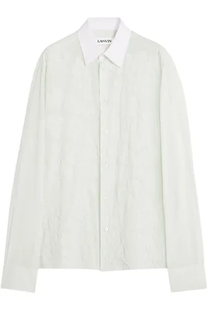 Lanvin Skjorte med blomstret mærke