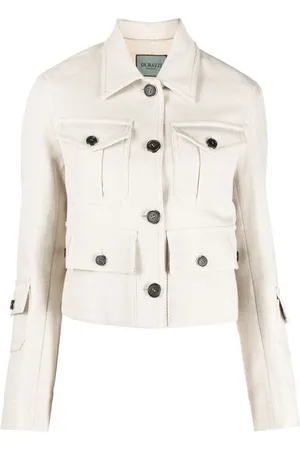 Durazzi Milano Cropped jakke med flere lommer