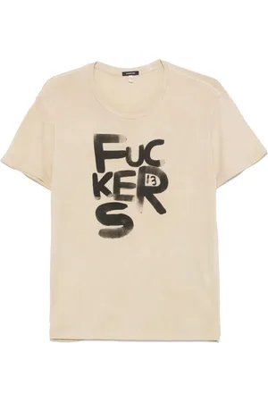 R13 T-shirt med grafisk tryk