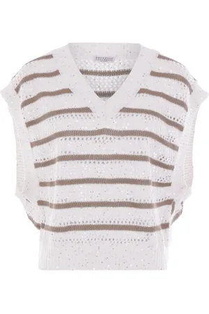Brunello Cucinelli Stribet top