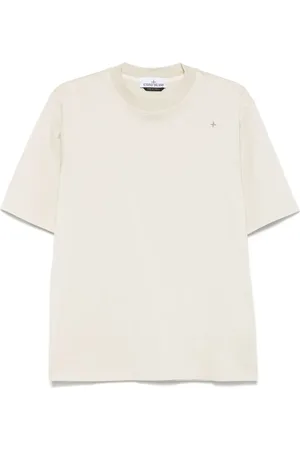 Stone Island T-shirt med kompasbroderi