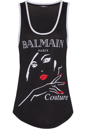 Balmain Tanktop med grafisk tryk
